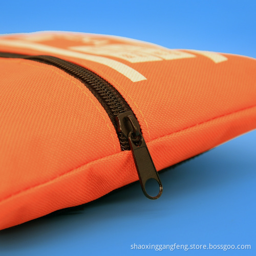 2022 New design customize medical emergency outdoor travel orange fist aid kit bag